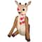 4ft. Airblown® Inflatable Christmas Rudolph with Light Up Nose